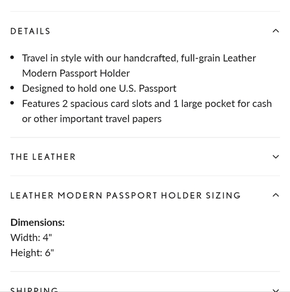 Portland Leather Goods Joni Blue Suede Passport Wallet - Picture 7 of 8